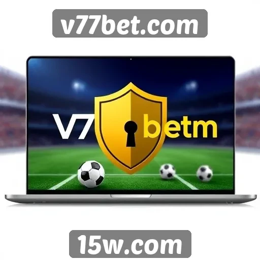 A segurança do site v77bet.com é reforçada