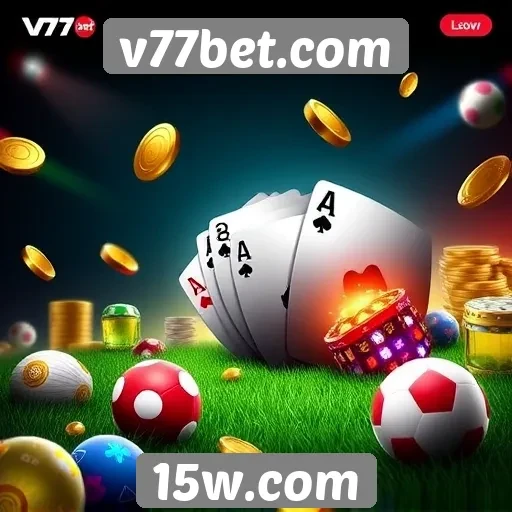 Variedade de jogos disponíveis em v77bet